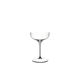 RIEDEL Machine-Made Dishwasher-Safe Grape Coupe and Cocktail Crystal Glass (2-Pack, Clear)