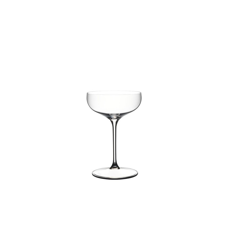 RIEDEL Machine-Made Dishwasher-Safe Grape Coupe and Cocktail Crystal Glass (2-Pack,