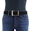 BELTINGER Men's Suede Belt with Double Buckle 4 cm Suede
