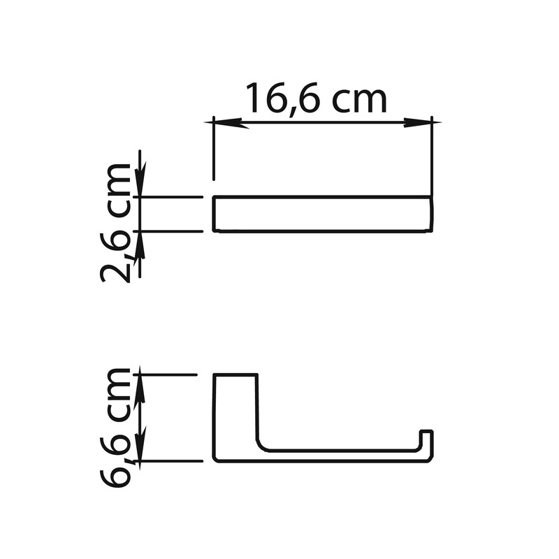 Gedy Pirenei Toilet Roll Holder Matte White