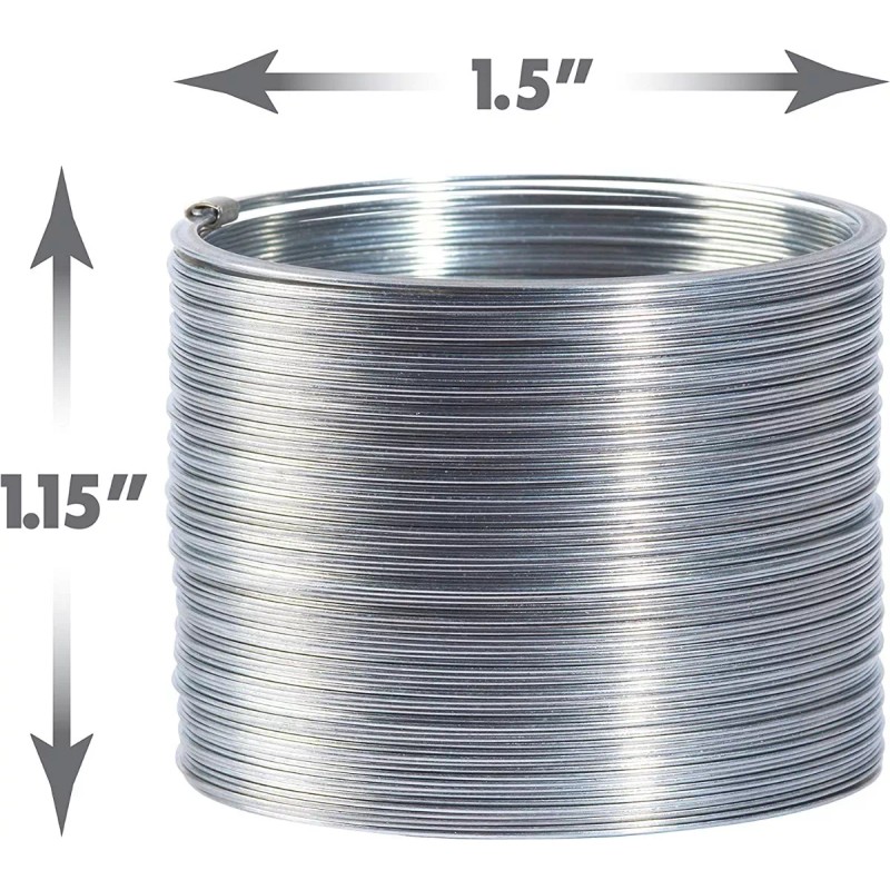 Slinky Pack Juguetes Resortes Slinky Metalico Junior 5 Piezas