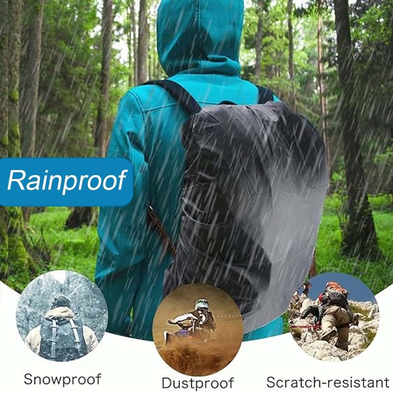 UEAVOID Pack of 2 Rain Cover Backpacks Reflective Strips Waterproof