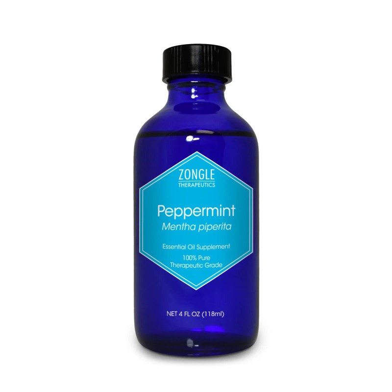 Zongle Peppermint Oil, Safe To Ingest, Mentha Piperita, 4 Oz