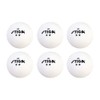 STIGA 6 Pack White 2 Star Table Tennis Balls - 40mm ITTF Regulation Size and Weight Ping Pong Balls