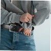Gatuida Travel Security Belt with Hidden Pocket Durable PU Money