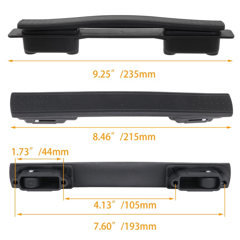 Luggage Suitcase Handle Strap 215mm Luggage Grip Part with Screwdriver