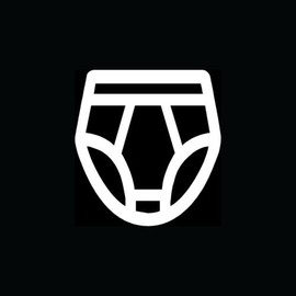 Underwear Sticker Whitey Tighties Vinyl Decal Funny Briefs Graphic Joke Mens LOL - Die Cut Vinyl Decal for Windows, Cars, Trucks, Tool Boxes, laptops, MacBook - virtually Any Hard, Smooth Surface