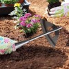 All Steel Hardened Hollow Hoe, 12.6 Inch Hoe Garden Tool,