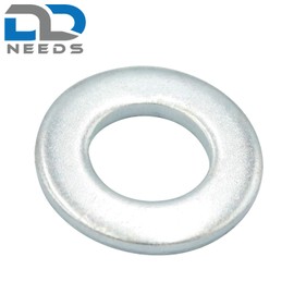 D2D Pack of 10 Washers Form A Size: M3 (Interior: 3.2 mm) DIN 125 Galvanised Steel Washers