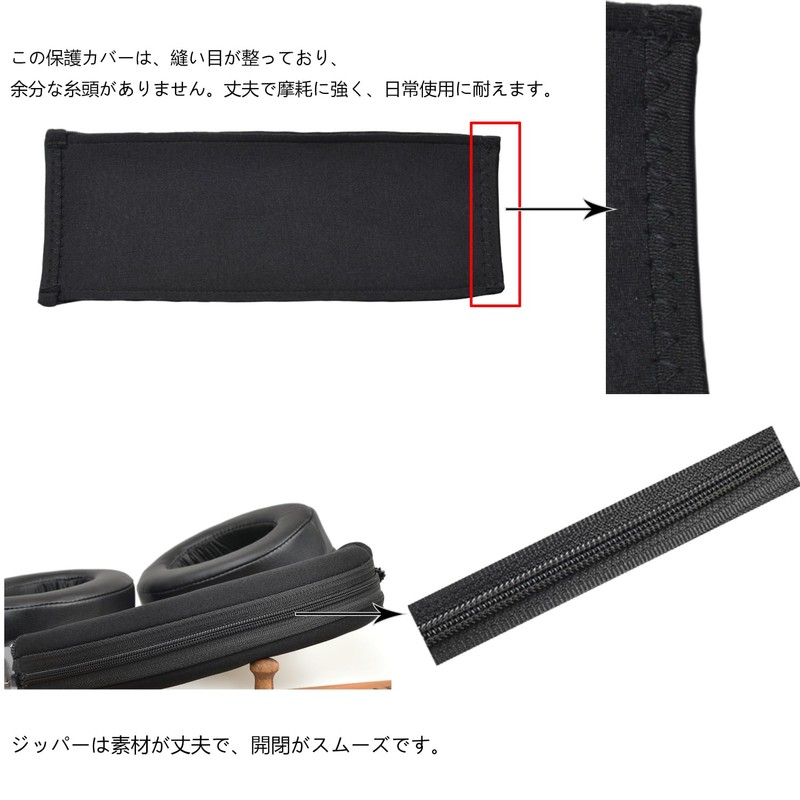 ZMHJY Universal Compatible Replacement Headphone Cover Easy Installation 17.5X7.5X4.5CM