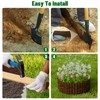 SnugNiture Corrugated Metal Garden Edging,8" x 20' Sturdy Lawn Edging