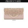 Milky Way Women's Envelope Clutch Bag Sequins Evening Handbag Purse