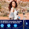 Lostrain Micrófono Lavalier Inalámbrico para iPhone, Mini Microfono para Celular