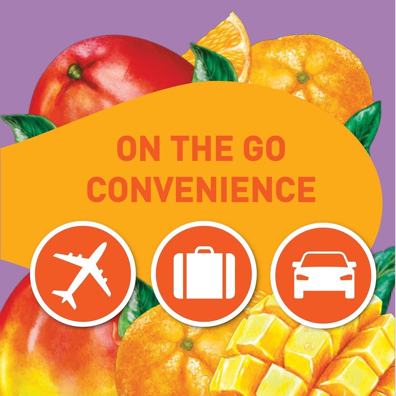 Tampico Singles To Go Drink Mix Packets, Mango Punch, Zero