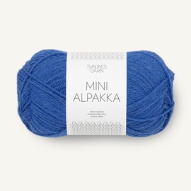SANDNES GARN Mini Alpaca – Colour: Dazzling Blue (5845) – 50 g / Approx. 150 m Wool