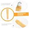 Healeved 5pcs Eye Cream Tubes Empty Cosmetic Dispenser Roller Applicator