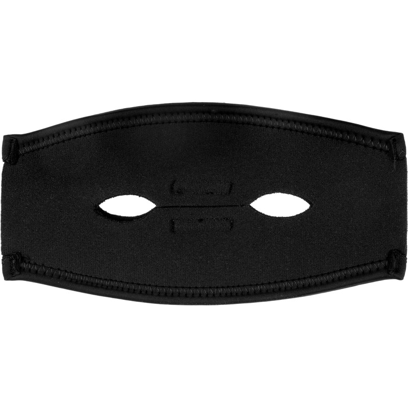 Cressi Pony Tail Neo Mask Strap Cover_Black/Yellow - Neoprene Mask