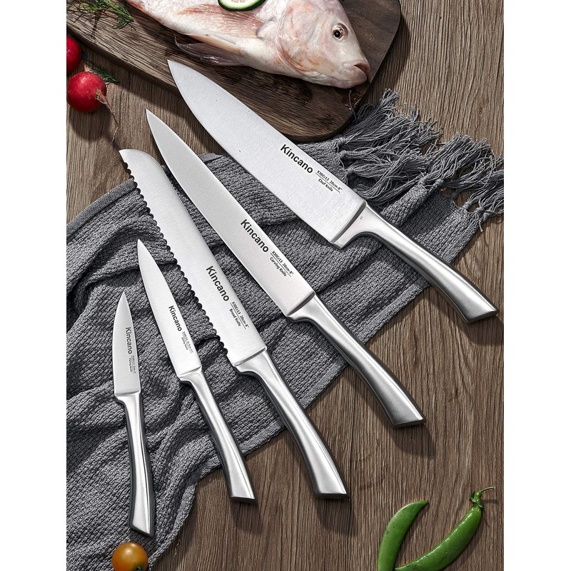 Knife Set, 14 PCS High Carbon Stainless Steel Super Sharp