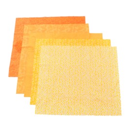 Angoily 5pcs DIY Cotton Patchwork Soft Skin Friendly Quilting Cloth for Crafting Sewing Projects Yellow for Unique Handmade Creations