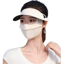 MYJYG Sun Protection Face Cover, UV Protection, Cooling Sensation, Face Mask with Brim, Full Body Guard, Sun Protection Mask, UPF 50+, Protection Against Ultraviolet Rays, Cool, Does Not Suffer from