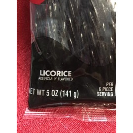 TWIZZLERS 2 Bags Twizzlers Black LICORICE 5 oz Bag Candy Twists - Brand New Fresh