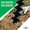 Power Planter Large Bulb Auger- 4"x28" Drill Bit Hole Digger