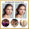 HASAIKA® Glitter Freckles Face Tattoo, Pack of 6 Glitter Makeup