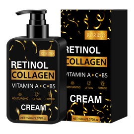 Retinol Collagen Face Cream for Anti Aging,Day & Night Moisturizer for Wrinkle Smoother, Tightening and Firming, Hydrating for All Skin Types (1Pack)
