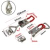 102mm Adjustable Toggle Clamp, 2Pcs Stainless Steel Toggle Clamp, Quick