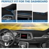 FIILINES Dash Cover for Dodge Challenger 2015-2024, Dashboard Mat Cover