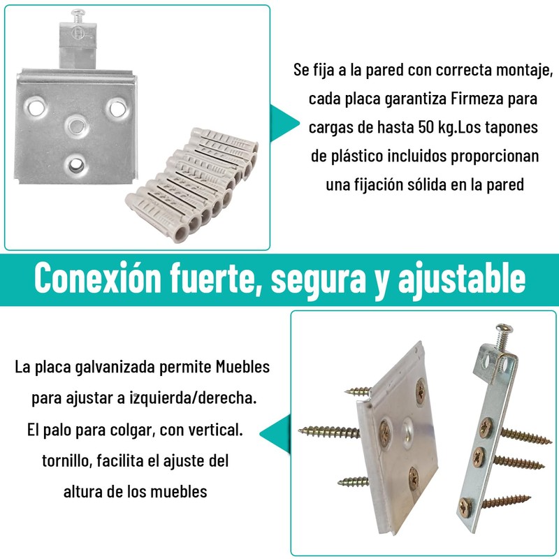 Headboard Hangers, Headboard Hardware, Anchors, Wall Hanging Header (2)