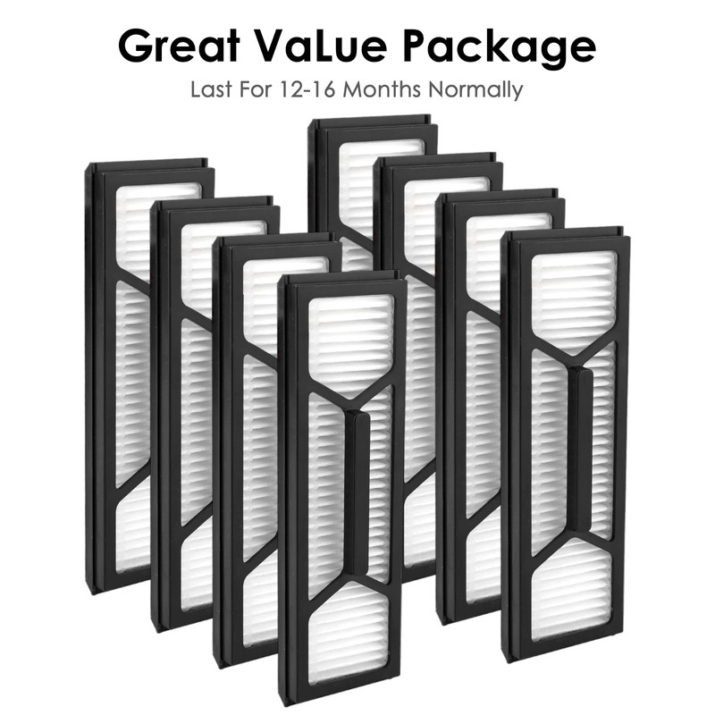(8 Pieces) Omni S1 Pro Replacement HEPA Filters Compatible With