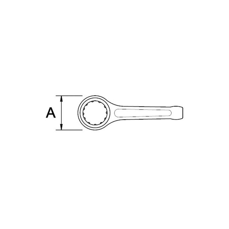 ESCO EA613GC-24 Hitting Glasses Wrench (with Fall Prevention Ring) 0.9