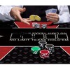 nuveti Poker Mat - 94 x47inch Non-Slip Poker Table Game