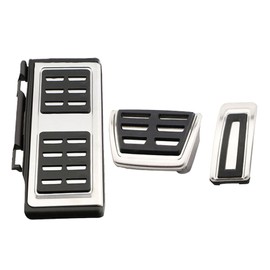 Lcyen Foot Rest Pedal Caps Brake Foot Pedal Accelerator Cover for Octavia 5E Superb 3V Karoq Kodiaq Leon 5F Ateca Tarraco Formentor