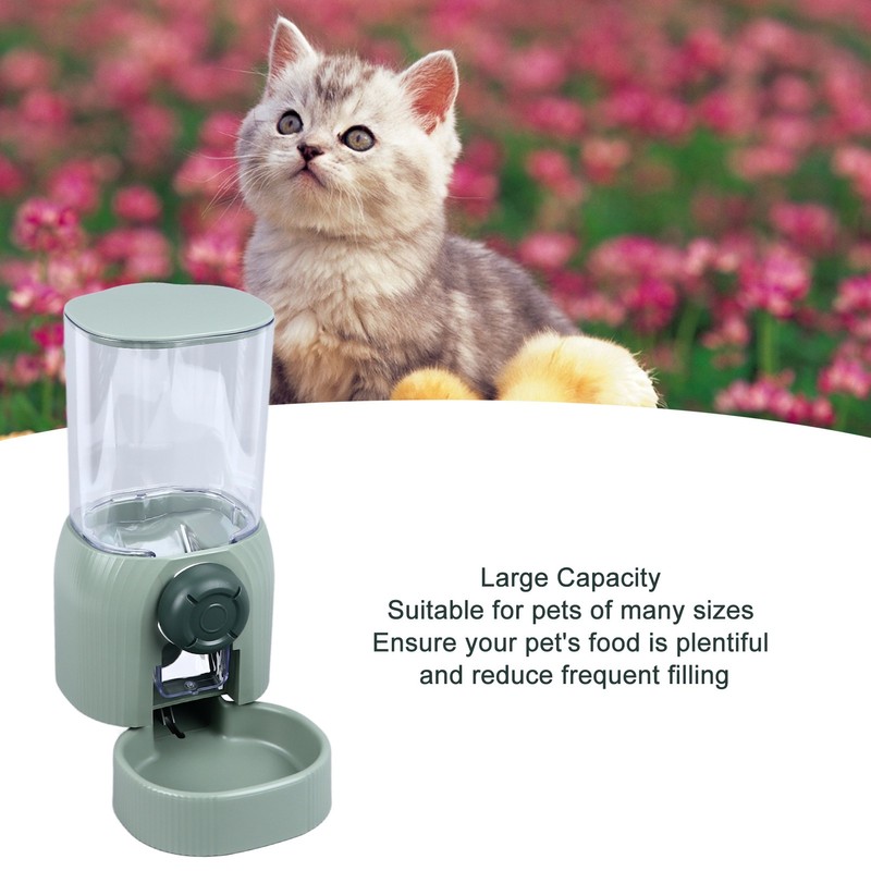 Pet Hanging Automatic Feeder Large Capacity Detachable Pet Cage Food