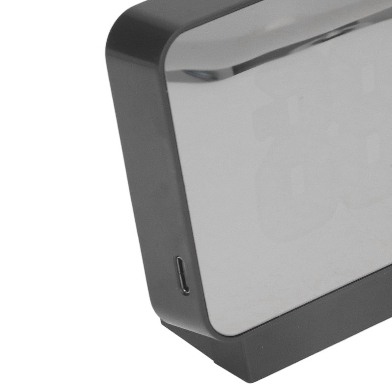 Digital Alarm Clock 180° Rotatable Projection 4 Level Brightness LED