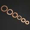 110Pcs Copper Washer Flat Fixing Sealing Fasteners Assortment Kit for