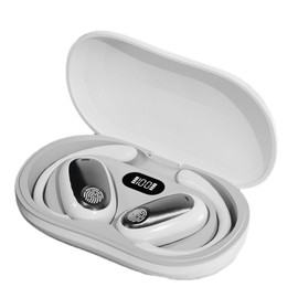 Over The Ear Earbuds - Wireless Earphones with Earhooks - Noise Canceling Water Resistant Running Headphones for Workout, Gym