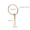 sourcing map Linch Pin with Ring - 6mm x 45mm