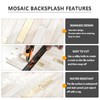 STICKGOO 2 Sheets Peel and Stick Backsplash Tile, Stick on