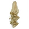 Ponytail Extension 16" Long Curly Wavy Claw Jaw Clip in