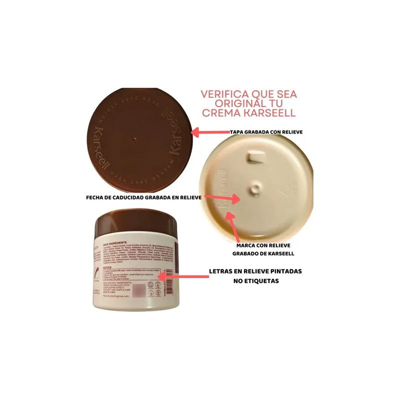 2 Pack Karseell Tratamiento Capilar Colágeno Restauración