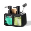 Kitchen Soap Dispenser Set, with Hand and Dish Soap, Sponge