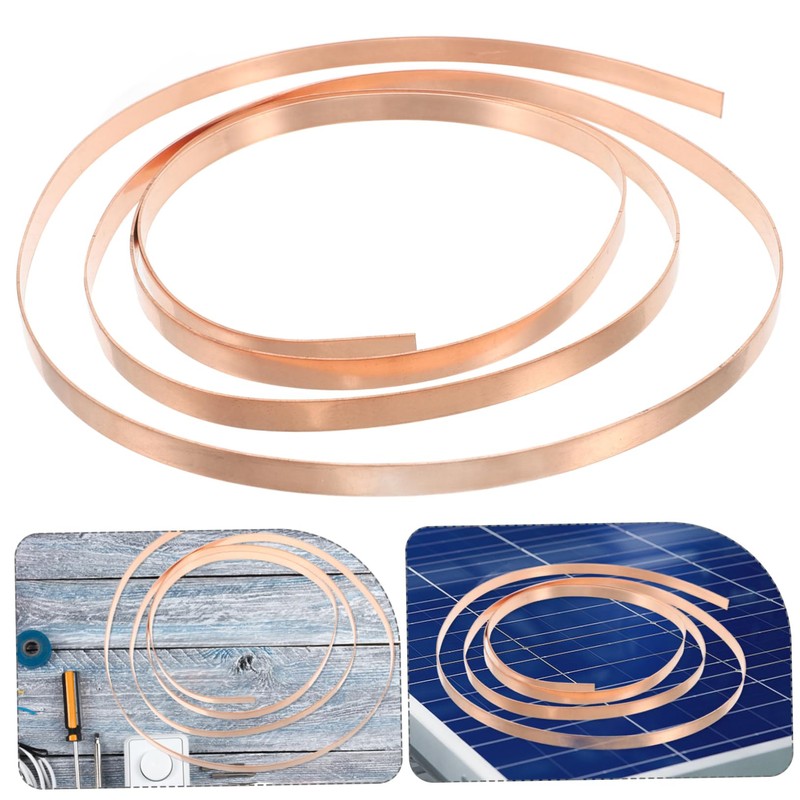 Zerodeko 1roll Copper Foil Roll for Electrical Repairs Copper Sheet