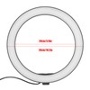 10 Inch 2400‑3000LM 12W LED Ring Light with Cell Phone