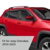 Voron Glass Tape-on Extra Durable Rain Guards for Jeep Cherokee