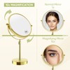 Nicesail Table Mirror 1X 10X Magnifying Mirror Double Sided, Vanity