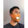 Sunset Orange Team Mask w/Vent Valve - Head Accessory -