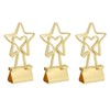 100 Pcs Binder Clips Star Shape Paper Clamps Hollow Long